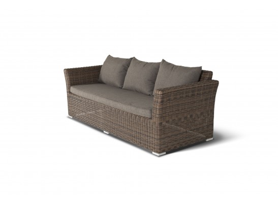 "Капучино Дабл" лаунж-зона из искусственного ротанга, цвет коричневый в Каменске-Уральском