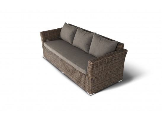 "Капучино Дабл" лаунж-зона из искусственного ротанга, цвет коричневый в Каменске-Уральском