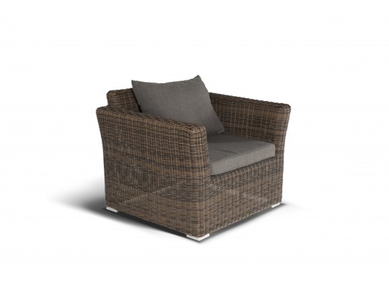 "Капучино Дабл" лаунж-зона из искусственного ротанга, цвет коричневый в Каменске-Уральском