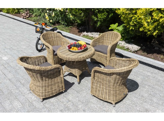 "Равенна" кресло детское плетеное, цвет соломенный в Каменске-Уральском