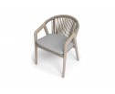 "Будапешт" стул из искусственного ротанга, цвет серый в Каменске-Уральском