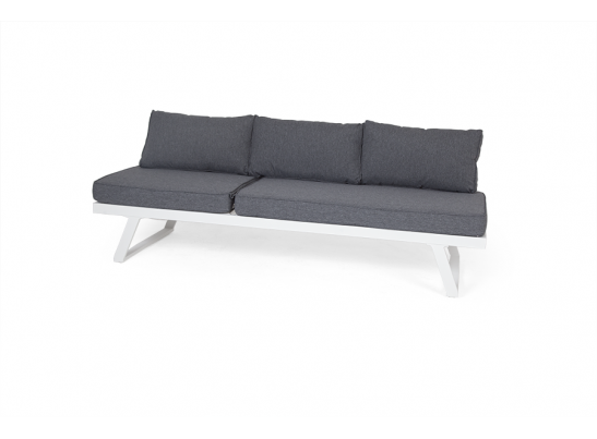 "Альпы" комплект-трансформер садовой мебели из алюминия (угловой диван, столик) с подушками в Каменске-Уральском