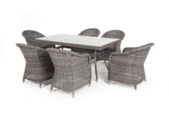 "Эспрессо" обеденная группа плетеная, цвет графит в Каменске-Уральском