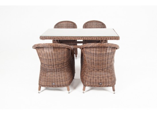 "Латте–140 R" обеденная группа плетеная, цвет коричневый в Каменске-Уральском