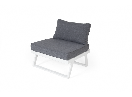 "Альпы" комплект-трансформер садовой мебели из алюминия (угловой диван, столик) с подушками в Каменске-Уральском