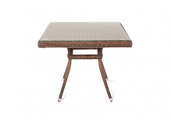 "Айриш" стол плетеный из искусственного ротанга, цвет коричневый в Каменске-Уральском