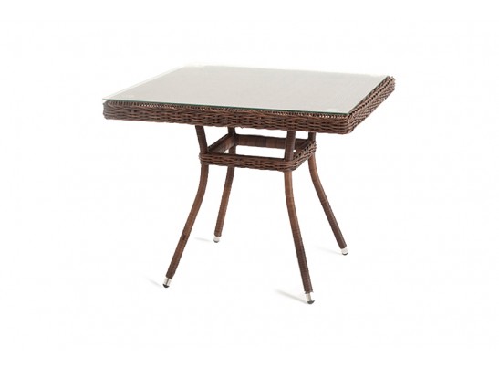 "Айриш" стол плетеный из искусственного ротанга, цвет коричневый в Каменске-Уральском