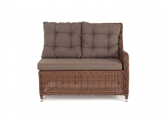 "Бергамо" модульный диван из ротанга, цвет коричневый в Каменске-Уральском
