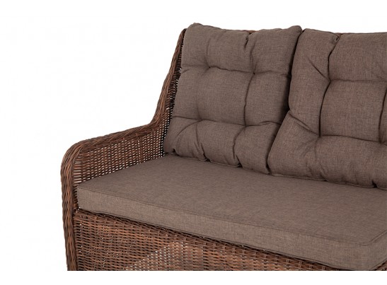 "Бергамо" модульный диван из ротанга, цвет коричневый в Каменске-Уральском