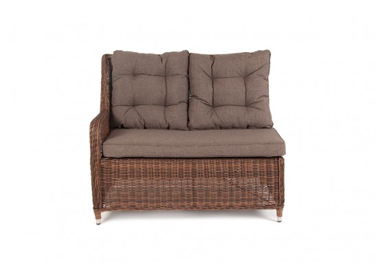 "Бергамо" модульный диван из ротанга, цвет коричневый в Каменске-Уральском