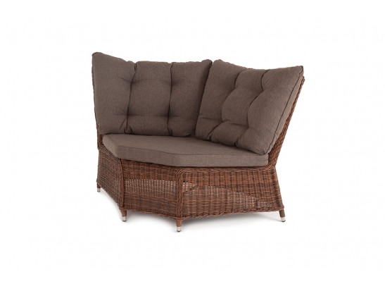 "Бергамо" модульный диван из ротанга, цвет коричневый в Каменске-Уральском