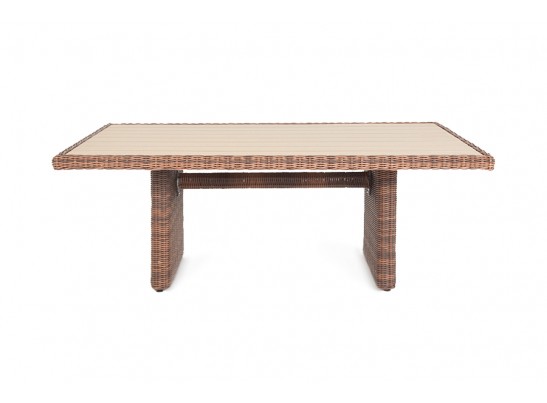 "Бергамо" плетеный обеденный стол, цвет коричневый в Каменске-Уральском