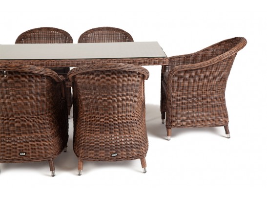 "Эспрессо" обеденная группа плетеная, цвет коричневый в Каменске-Уральском