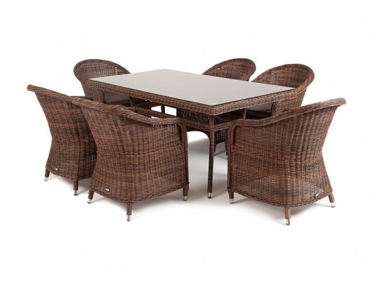 "Эспрессо" обеденная группа плетеная, цвет коричневый в Каменске-Уральском
