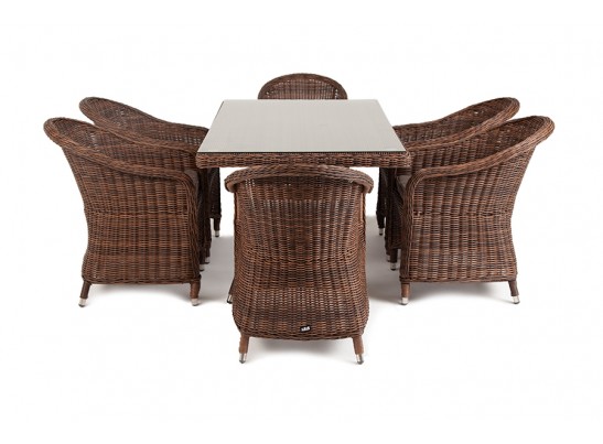 "Эспрессо" обеденная группа плетеная, цвет коричневый в Каменске-Уральском