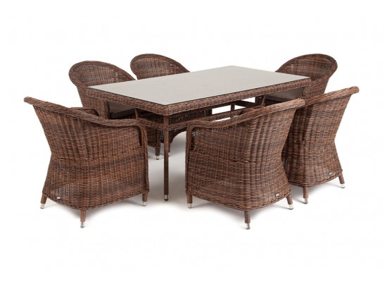 "Эспрессо" обеденная группа плетеная, цвет коричневый в Каменске-Уральском