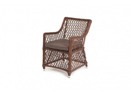 "Латте" плетеное кресло из искусственного ротанга, цвет коричневый в Каменске-Уральском