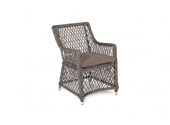 "Латте" плетеное кресло из искусственного ротанга, цвет графит в Каменске-Уральском