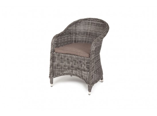 "Равенна" плетеное кресло из искусственного ротанга, цвет графит в Каменске-Уральском