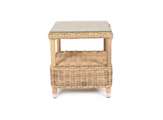 "Форио" столик кофейный из искусственного ротанга, цвет соломенный в Каменске-Уральском