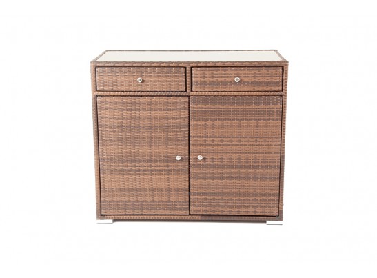 "Мальта" тумба плетеная из искусственного ротанга, цвет коричневый в Каменске-Уральском