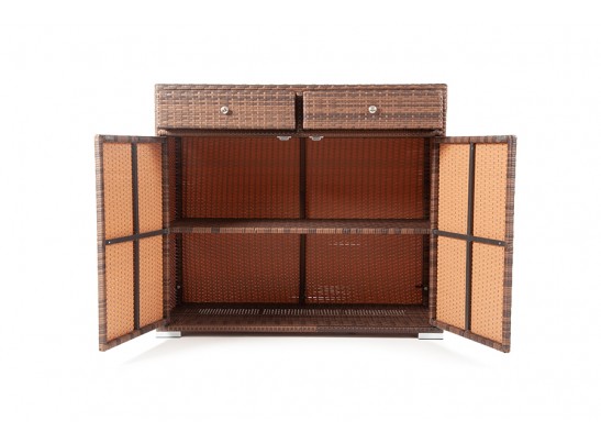 "Мальта" тумба плетеная из искусственного ротанга, цвет коричневый в Каменске-Уральском