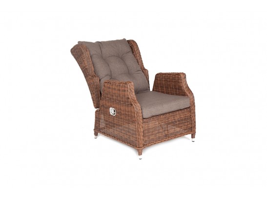 "Форио" кресло раскладное плетеное, цвет коричневый в Каменске-Уральском