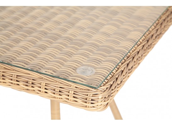 "Айриш" стол плетеный из искусственного ротанга, цвет соломенный в Каменске-Уральском