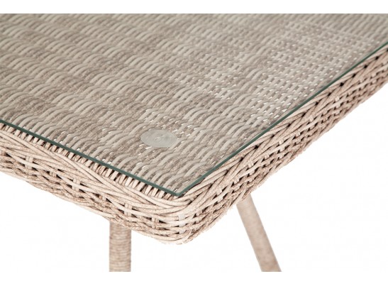 "Айриш" стол плетеный из искусственного ротанга, цвет бежевый в Каменске-Уральском