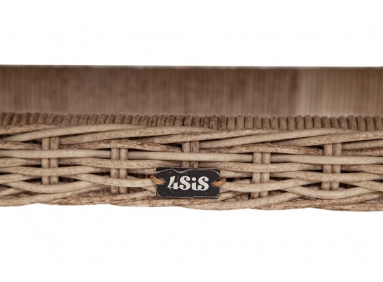 "Латте" плетеный стол из искусственного ротанга 160х90см, цвет бежевый в Каменске-Уральском