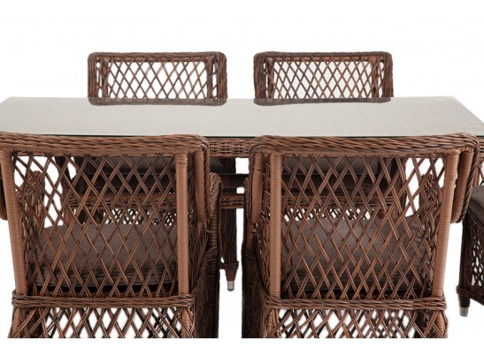 "Латте" обеденная группа плетеная, цвет коричневый в Каменске-Уральском