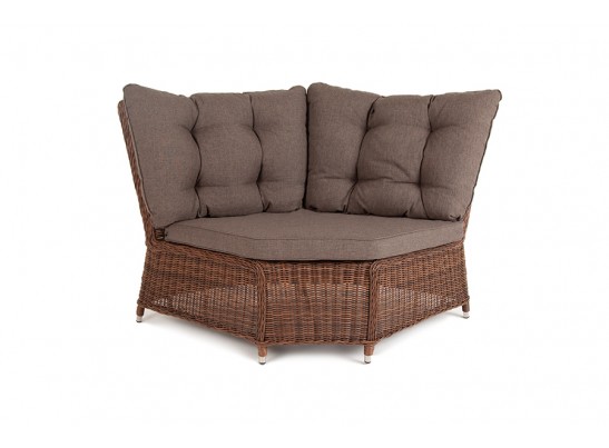 "Бергамо" модульный диван из ротанга, цвет коричневый в Каменске-Уральском