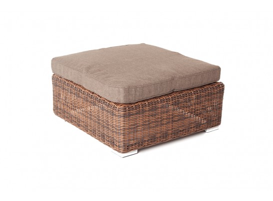 "Лунго" трансформирующийся диван из искусственного ротанга, цвет коричневый в Каменске-Уральском