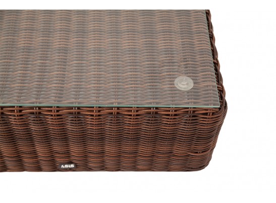 "Лунго" журнальный столик плетеный, цвет коричневый в Каменске-Уральском