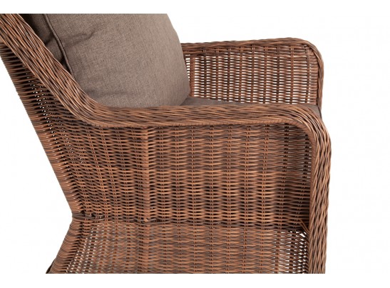 "Гляссе" кресло плетеное из искусственого ротанга, цвет коричневый в Каменске-Уральском