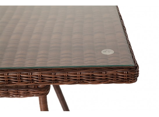 "Латте" плетеный стол из искусственного ротанга 160х90см, цвет коричневый в Каменске-Уральском
