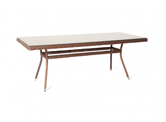 "Латте" плетеный стол из искусственного ротанга 160х90см, цвет коричневый в Каменске-Уральском