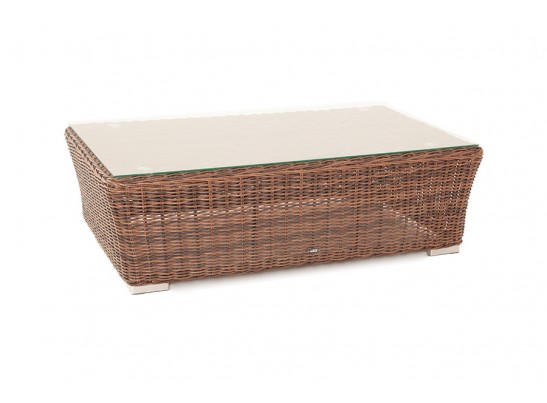 "Капучино" журнальный столик из искусственного ротанга, цвет коричневый в Каменске-Уральском