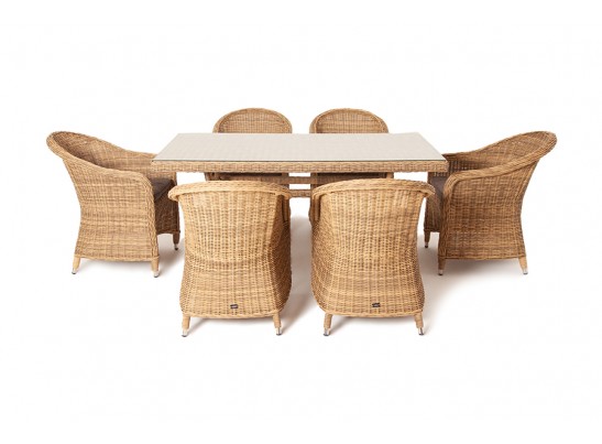 "Эспрессо" обеденная группа плетеная, цвет соломенный в Каменске-Уральском