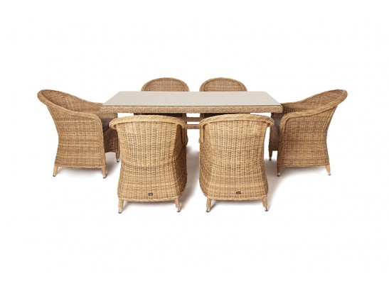 "Эспрессо" обеденная группа плетеная, цвет соломенный в Каменске-Уральском