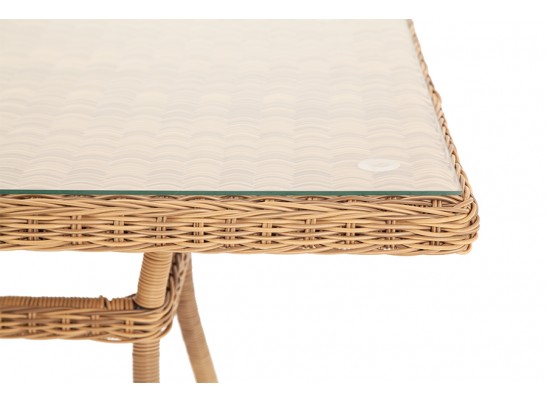 "Латте" плетеный стол из искусственного ротанга 200х90см, цвет соломенный в Каменске-Уральском