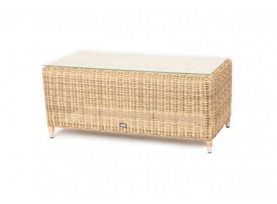 "Кон Панна" столик журнальный из искусственного ротанга, цвет соломенный в Каменске-Уральском