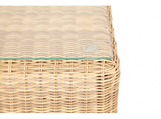 "Кон Панна" столик журнальный из искусственного ротанга, цвет соломенный в Каменске-Уральском