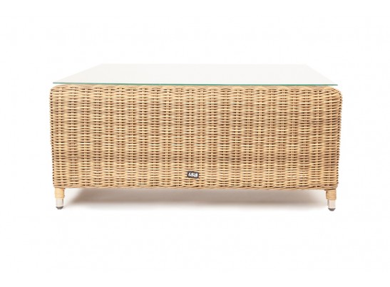 "Кон Панна" столик журнальный из искусственного ротанга, цвет соломенный в Каменске-Уральском