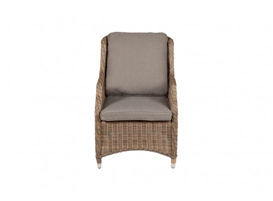 "Неаполь" плетеный стул из искусственного ротанга, цвет серо-соломенный в Каменске-Уральском