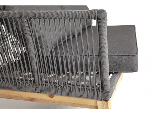 "Барселона" модуль диванный плетеный из роупа боковой правый в Каменске-Уральском