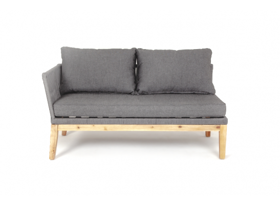 "Барселона" модуль диванный плетеный из роупа боковой правый в Каменске-Уральском