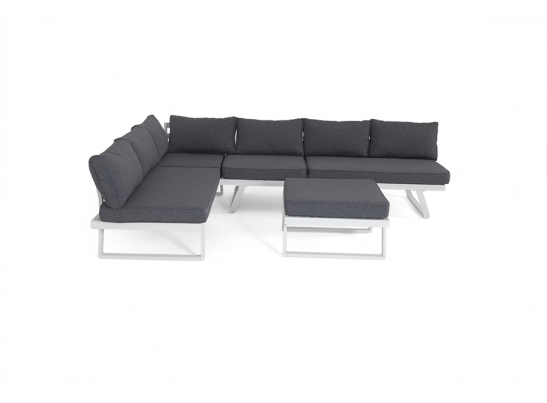 "Альпы" комплект-трансформер садовой мебели из алюминия (угловой диван, столик) с подушками в Каменске-Уральском
