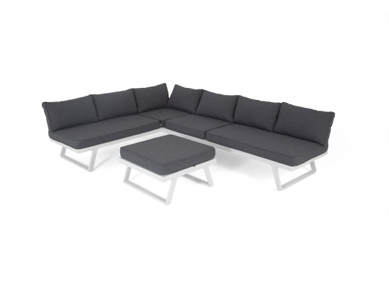 "Альпы" комплект-трансформер садовой мебели из алюминия (угловой диван, столик) с подушками в Каменске-Уральском