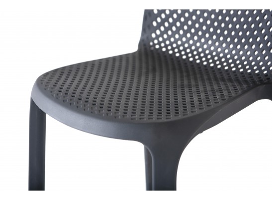 "Севилья" барный стул из пластика, цвет темно-серый в Каменске-Уральском